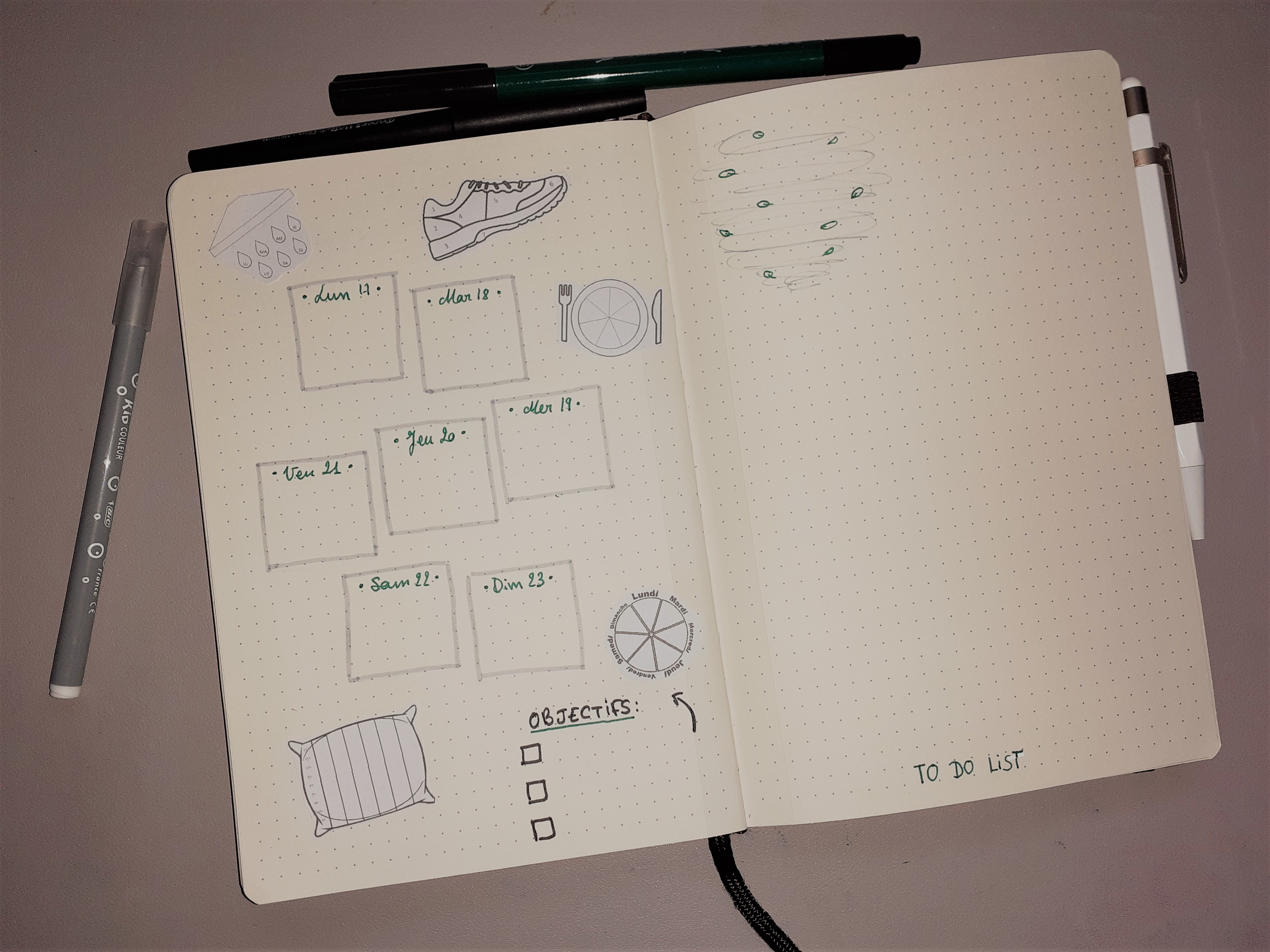 semaine thème 4 élèments