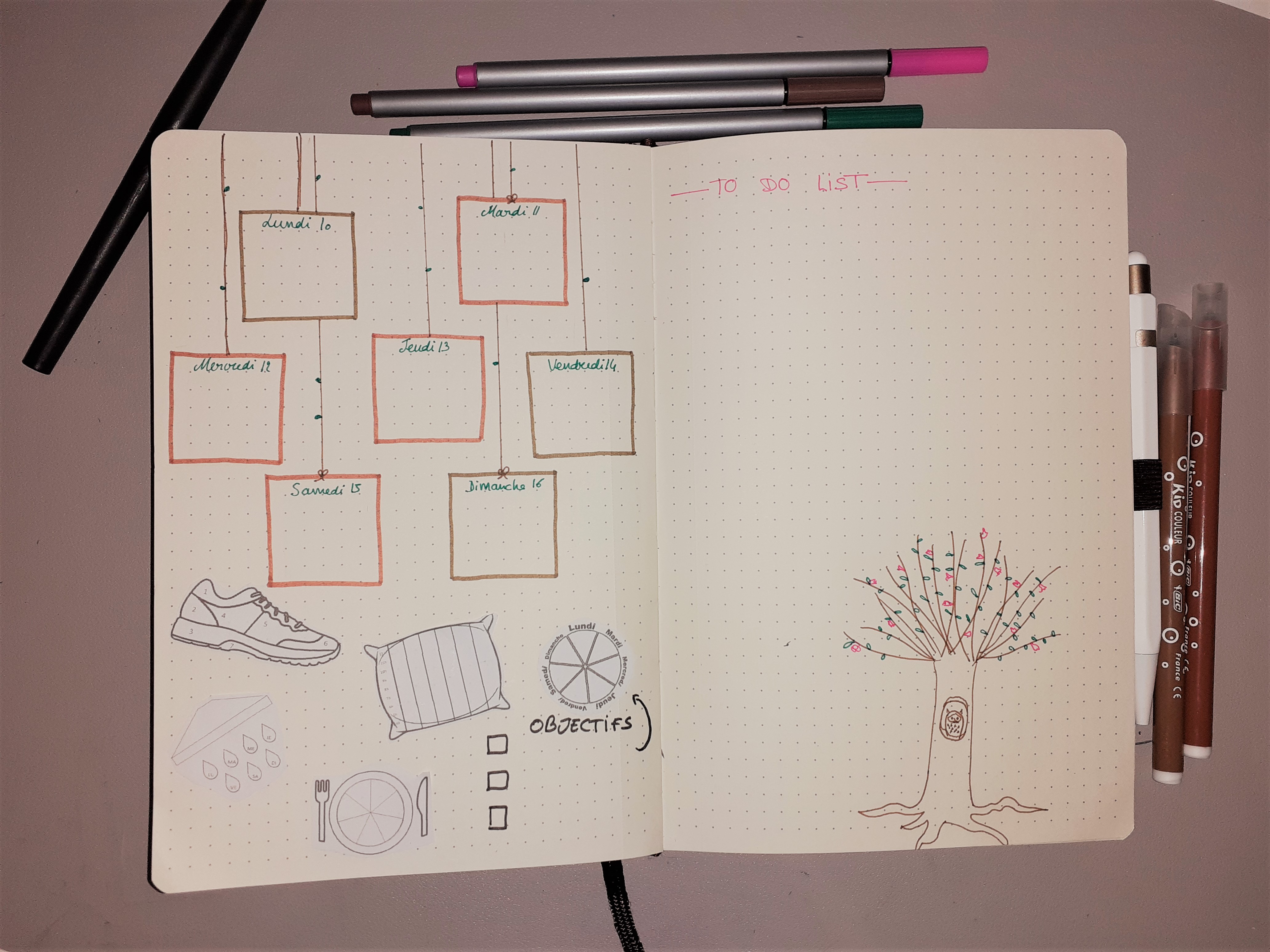 semaine thème 4 élèments